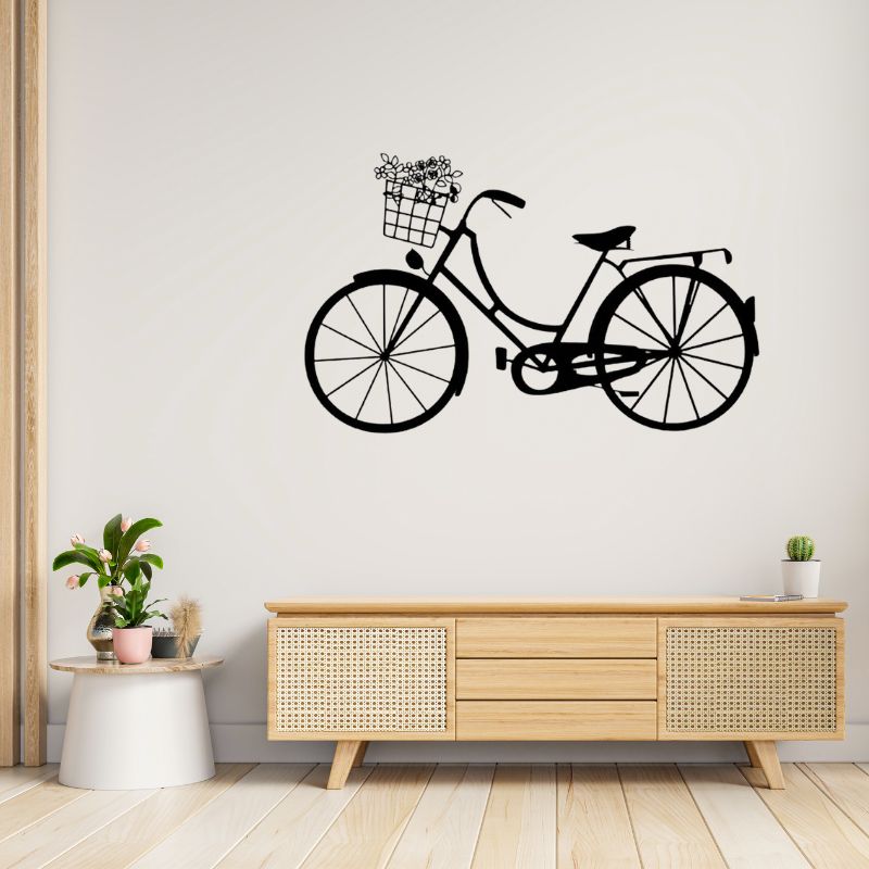 Cycle Wooden Wall Art - Wall Decoration for Home & Office