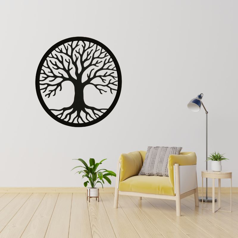 Tree Branch Wooden Wall Decor – Perfect for Home and Living Room Decoration
