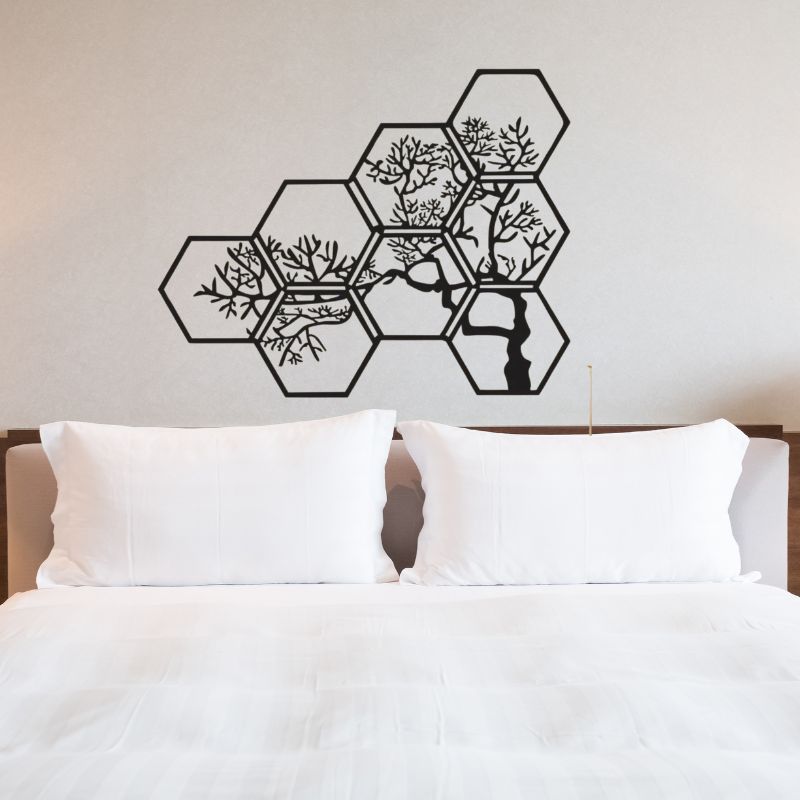 Tree Branch Wooden Wall Art – Nature-Inspired Dresser or Wall Decor