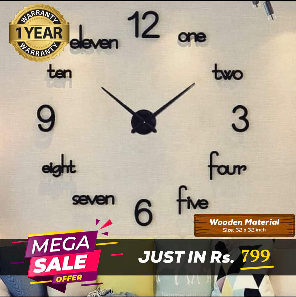 🌞 Summer Biggest Sale – Buy 1 DIY Clock & Get Free Hexagon Mirrors!