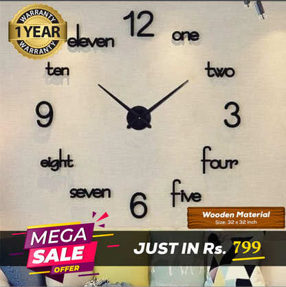 🌞 Summer Biggest Sale – Buy 1 DIY Clock & Get Free Hexagon Mirrors!