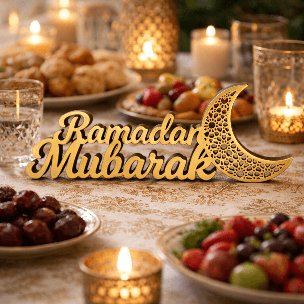 Ramadan Mubarak | Eid Mubarak – Elegant Dining Table Decor