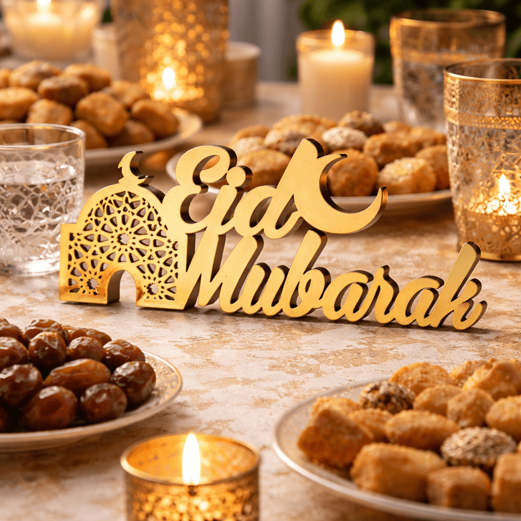 Ramadan Mubarak | Eid Mubarak – Elegant Dining Table Decor