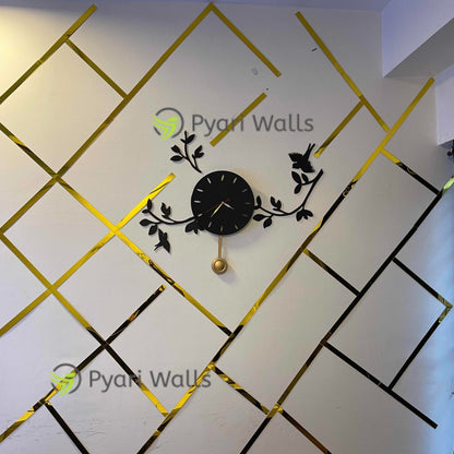 DIY Acrylic Mirror Strips Wall Decor – Modern Home Decoration