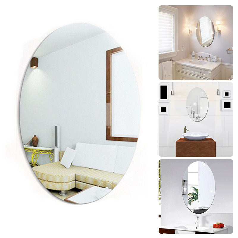 Title: Unbreakable Imported Acrylic Mirror – Self Adhesive Wall Decor