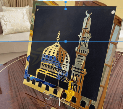 Islamic Wall Hanging Set – Khana Kaaba & Roza Rasool (SAW) Decorative Wall Art