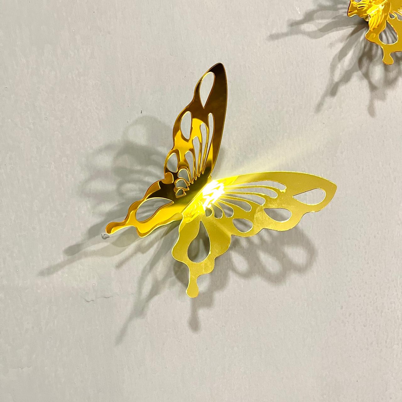 DIY 3D New Acrylic Mirror Butterflies – Elegant Wall Décor