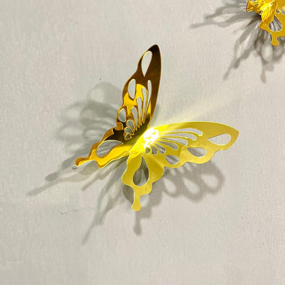 DIY 3D New Acrylic Mirror Butterflies – Elegant Wall Décor