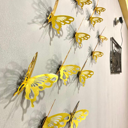 DIY 3D New Acrylic Mirror Butterflies – Elegant Wall Décor