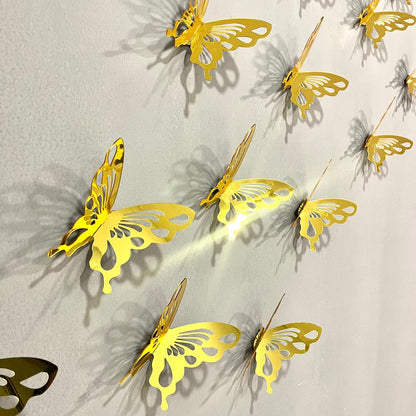DIY 3D New Acrylic Mirror Butterflies – Elegant Wall Décor