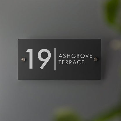 Custom Acrylic Home Name Plate – Elegant Laser-Cut Design | Premium & Glossy