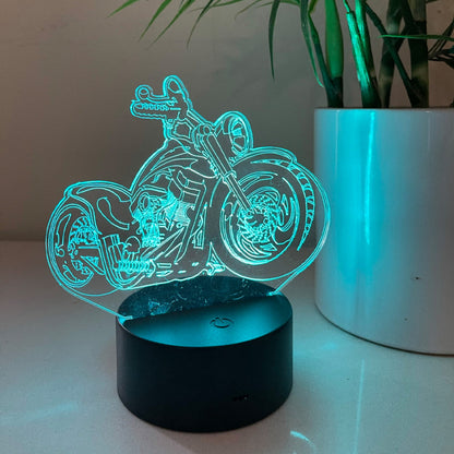 Motorbike 3D Illusion Lamp - PREIMUM EDITION