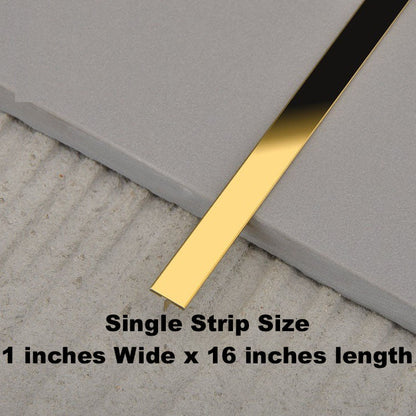 DIY Acrylic Mirror Strips Wall Decor – Modern Home Decoration