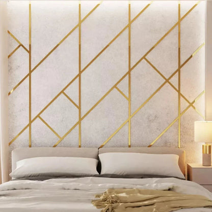DIY Acrylic Mirror Strips Wall Decor – Modern Home Decoration